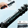 Skleněné dildo 3 Balls Long Black