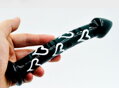 Skleněné dildo Black Heart