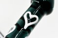 Skleněné dildo Black Heart