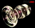 Skleněné dildo Dual Ball