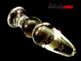 Skleněné dildo Dual Ball