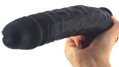 Silikonové dildo real huge black 
