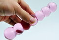 Skleněné dildo 7 Balls Pink