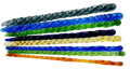 Skleněný Urethral dilatator Color Twister SADA 8 ks