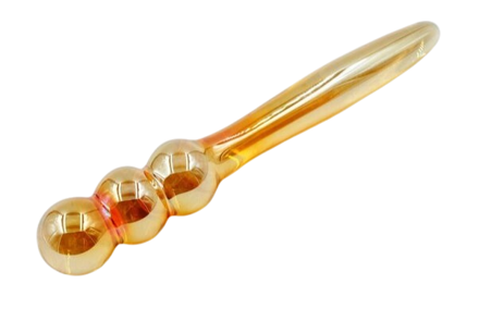 Skleněné dildo 3 Balls Knife