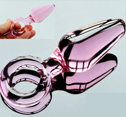 Skleněné dildo Small Pink